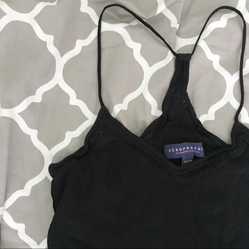 Aeropostale Black Cami Lace Lining - Picture 2 of 2